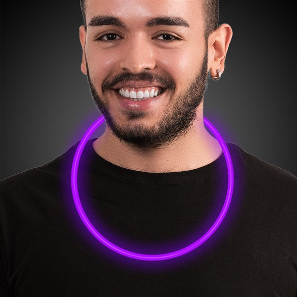 Purple 22" Glow Necklaces (50 Per pack)