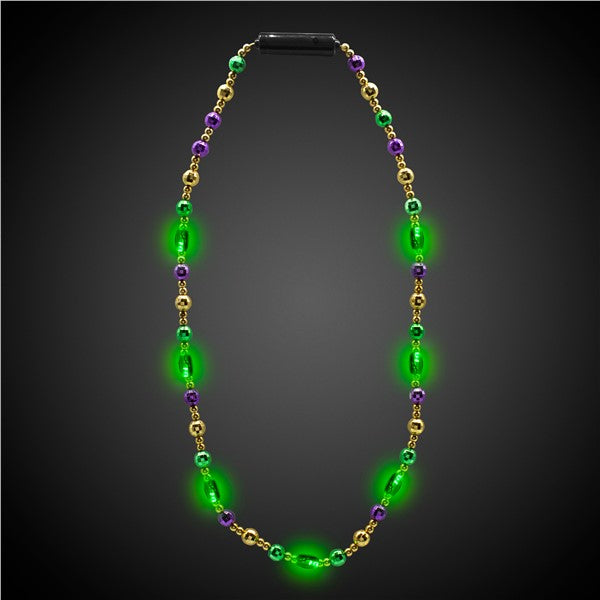 LED Mardi Gras 34" Bead Necklace