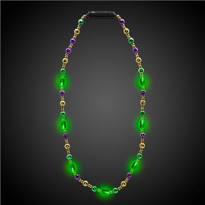 LED Mardi Gras 34" Bead Necklace