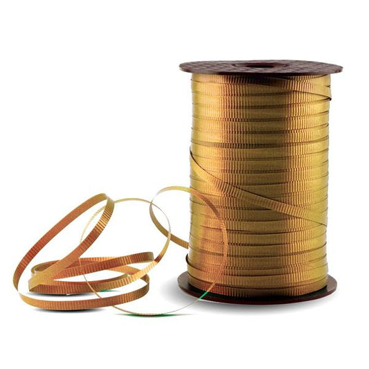 Gold Crimped Curling Ribbon (500 yard roll)