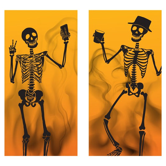 Skeleton Window Selfie Backdrop (2 Per pack)