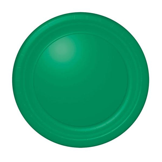 Green 7" Paper Plates (20 Per pack)