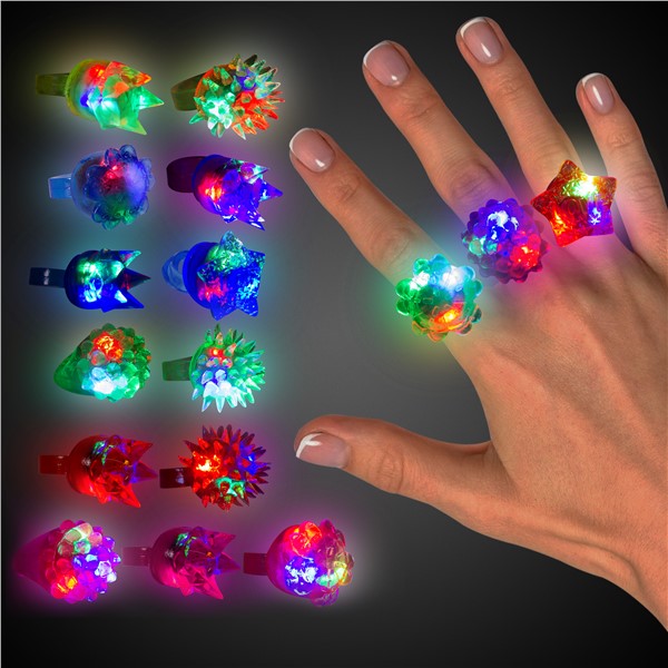 LED Jelly Rings (24 Per pack)