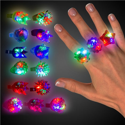 LED Jelly Rings (24 Per pack)