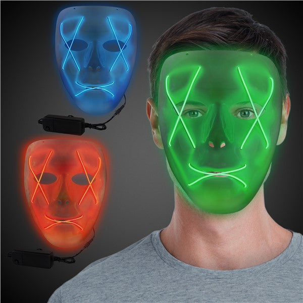 Assorted EL Wire Masks (3 Per pack)