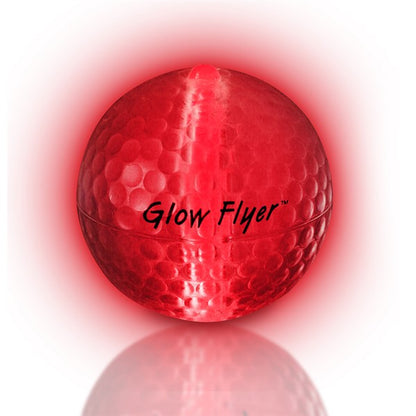 Red Glow Flyer Golf Ball