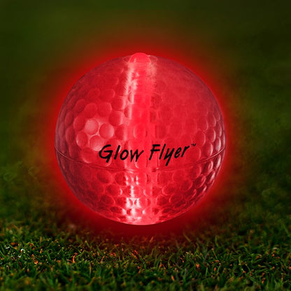 Red Glow Flyer Golf Ball