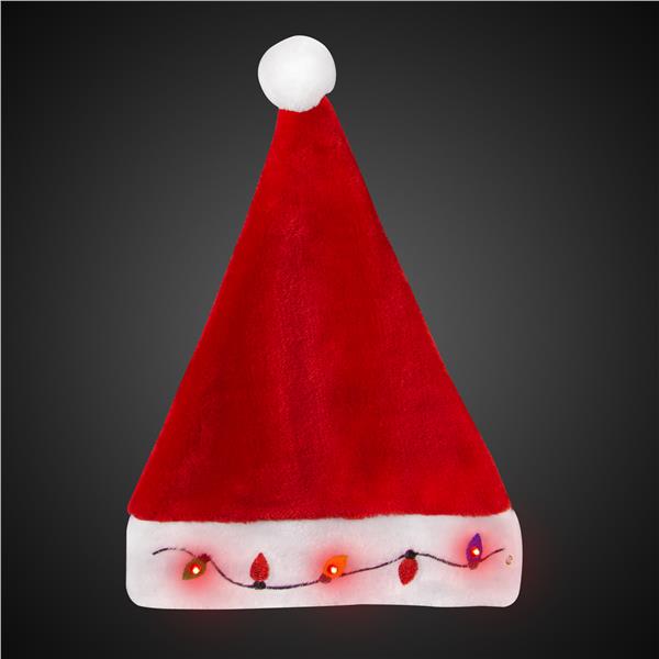 LED Christmas Bulb Santa Hat