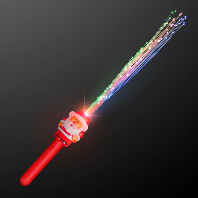 Fiber Optic Santa LED Wands