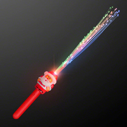 Fiber Optic Santa LED Wands