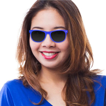 Blue Retro Sunglasses (12 per pack)