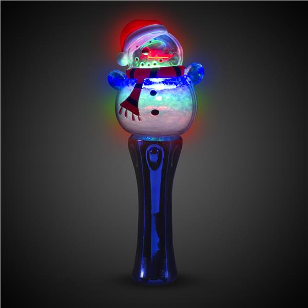 LED Snowman Spinner Wand