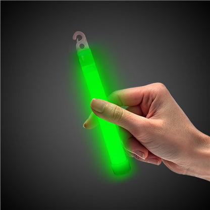 Green 6" Premium Glow Sticks (25 Per pack)