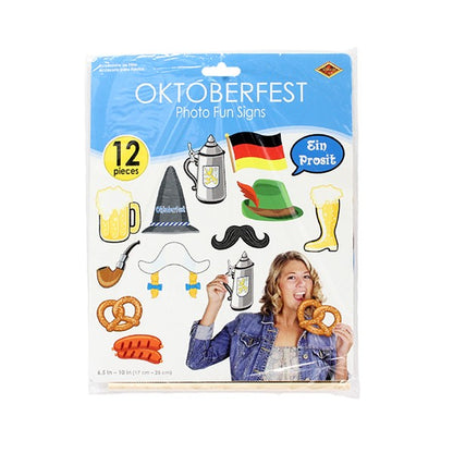 Oktoberfest Photo Booth Prop Kit (12 per pack)