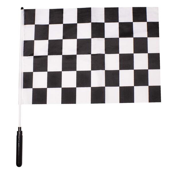 LED Checkered 12" x 18" Flag