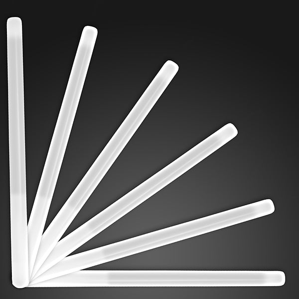 9.4" White Glow Stick Wands