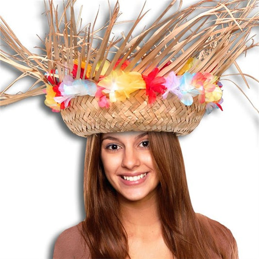 Beachcomber Hat with Flowers