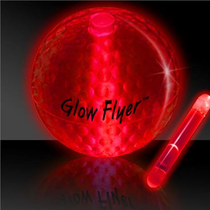 Red Glow Flyer Golf Ball