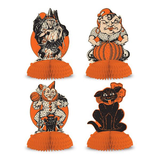 Vintage Halloween 9" Centerpieces (4 Per pack)