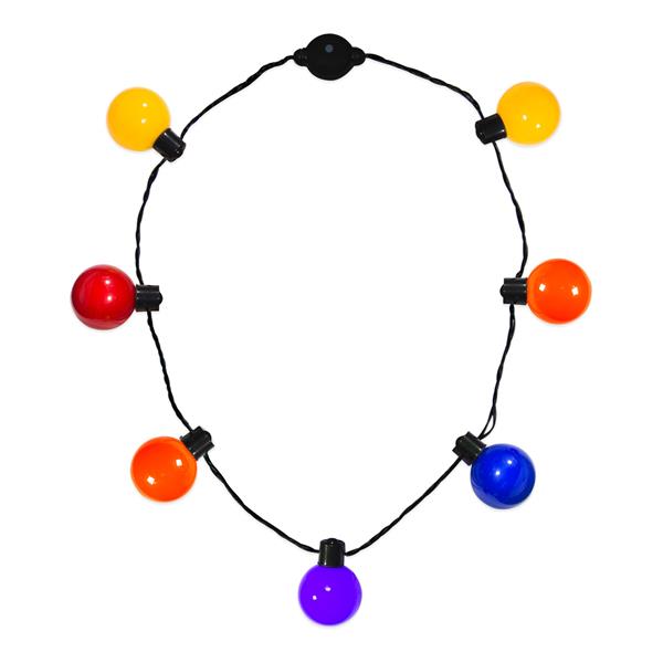 LED Rainbow Ball Necklace