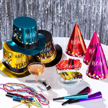 Kit for 300 - Colorful & Opulent Affair New Year's Eve Party Kit, 600pc