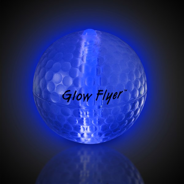 Blue Glow Flyer Golf Ball