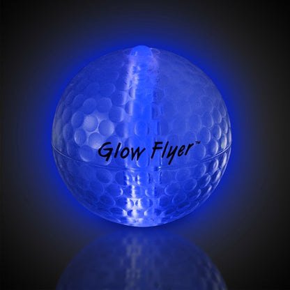 Blue Glow Flyer Golf Ball