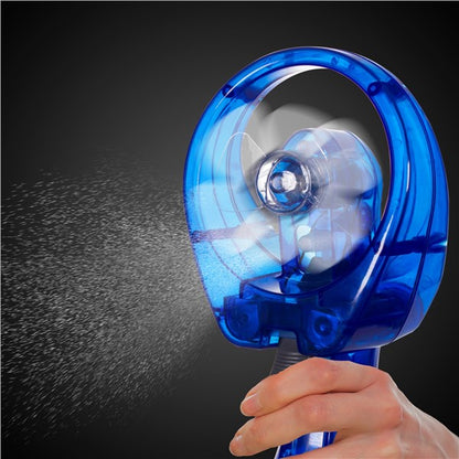 Blue Water Spray Fan