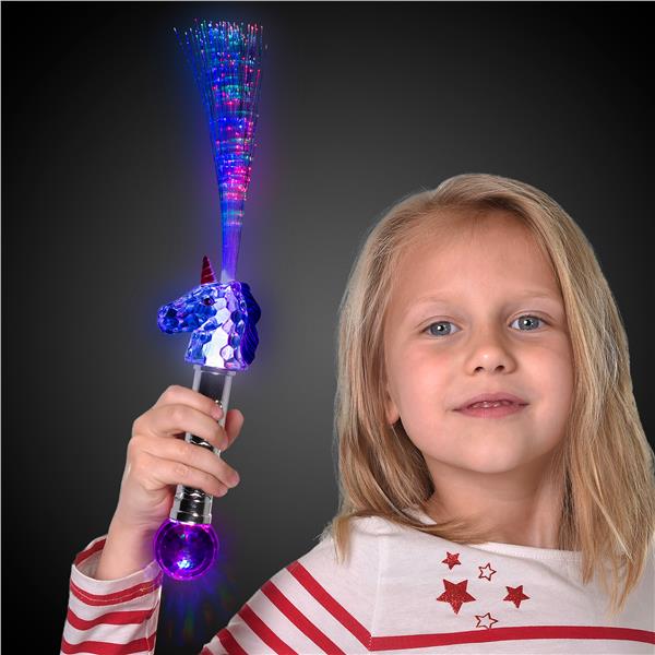 LED Unicorn Fiber Optic Wand