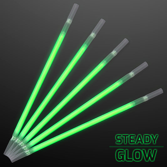 Green Glow Straw for Light Drinks (25 Per pack)