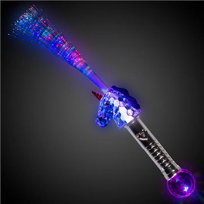 LED Unicorn Fiber Optic Wand