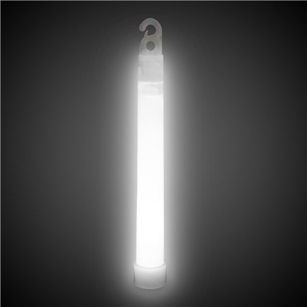 White 6" Premium Glow Sticks (25 Per pack)