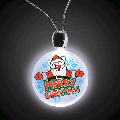 LED Merry Christmas Necklace