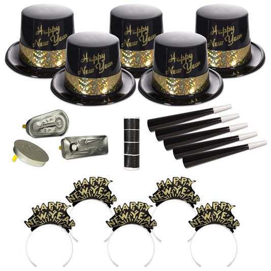 Golden Fantasy New Year Party Kit For 50