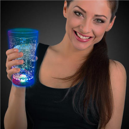 LED Multi-Color 16 oz. Pint Glass