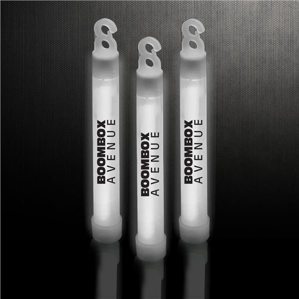 White 6" Premium Glow Sticks (25 Per pack)