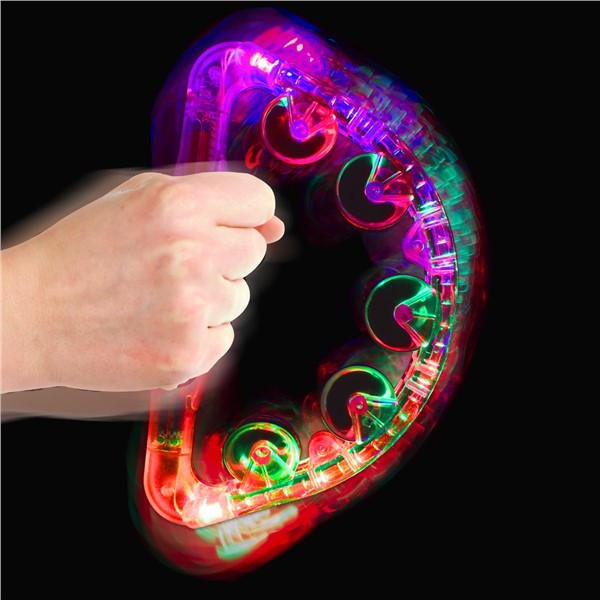 LED Clear Tambourine