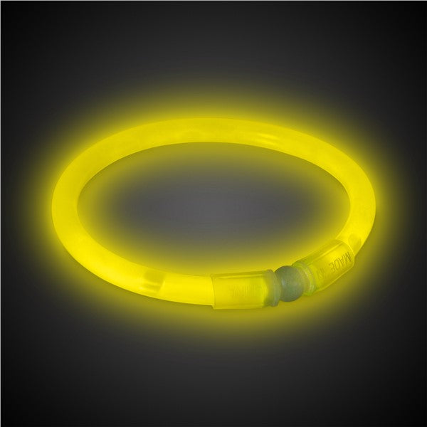 Yellow Glow Bracelets(3 Per pack)