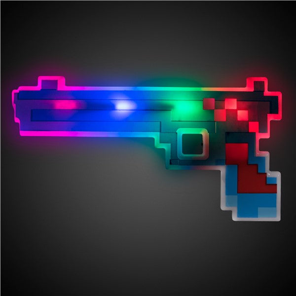 Blue/Red LED Pixel Gun Toy