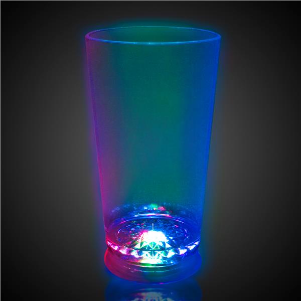 LED Multi-Color 16 oz. Pint Glass