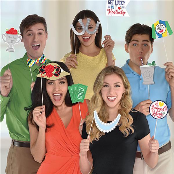 Derby Day Photo Booth Prop Kit (13 per pack)