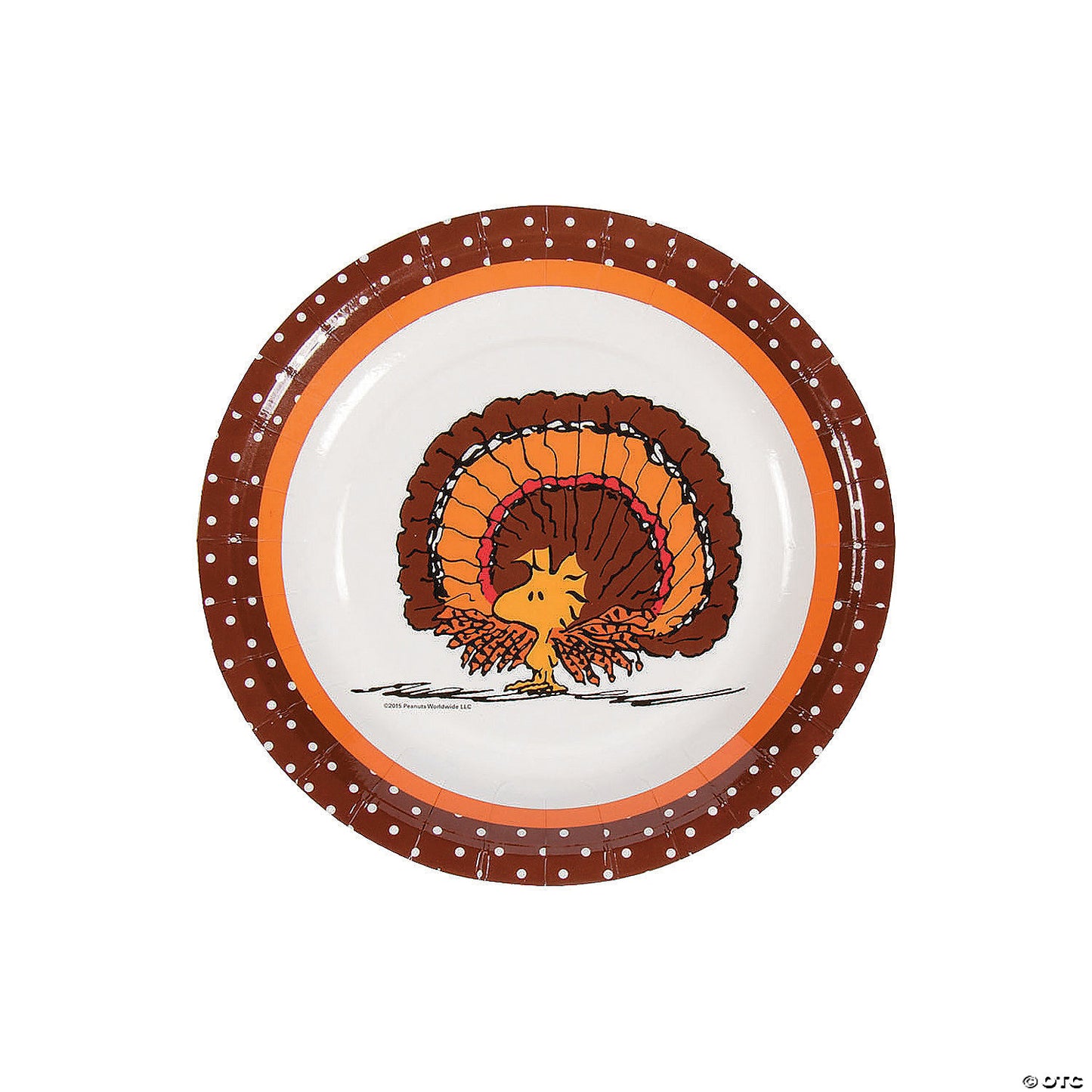 Peanuts® Thanksgiving Woodstock Paper Dessert Plates (8 Per pack)