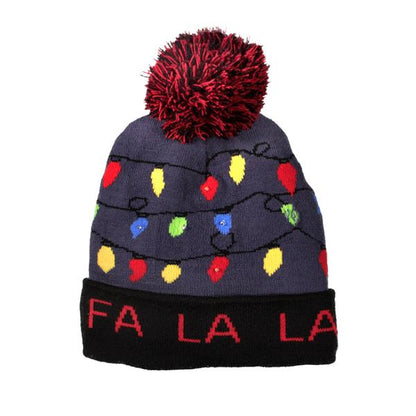 LED Fa La La Knit Beanie