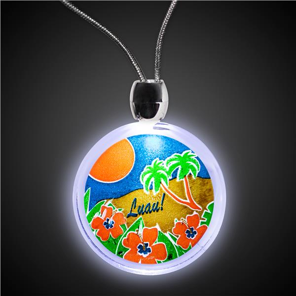 LED Luau Party Pendant Necklace