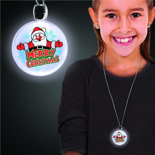 LED Merry Christmas Necklace