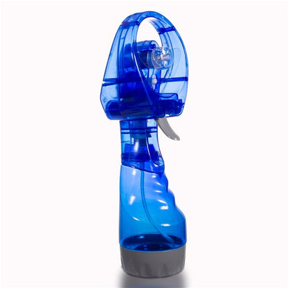 Blue Water Spray Fan