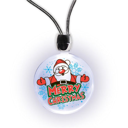 LED Merry Christmas Necklace