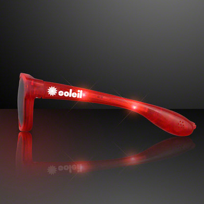 Red Cool Shades LED Party Glasses