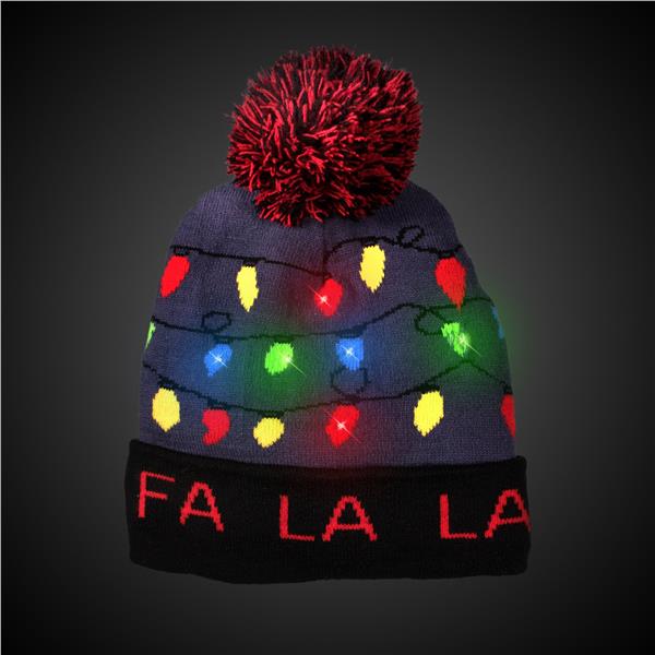 LED Fa La La Knit Beanie