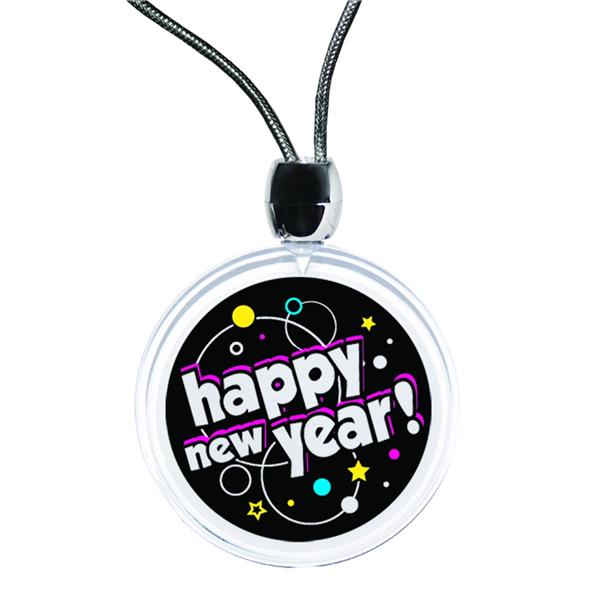 LED Happy New Year Necklace